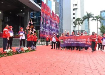 Jalan Sehat Kemenkumham Semarakkan KTT G20