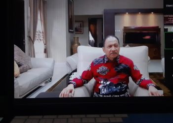 Suhartoyo Bahas Hukum Acara Pengujian Undang-Undang bagi PKPA FH UNAND