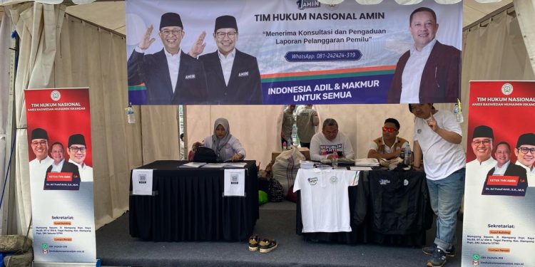 Posko Tim Hukum AMIN di JIS, Mendata Kecurangan Hingga Konsultasi Hukum