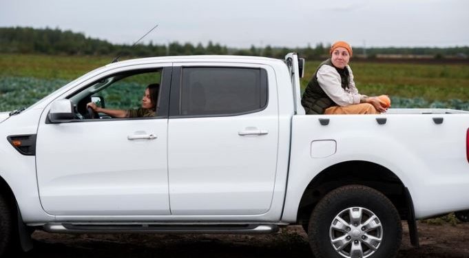 Ilustrasi Kendaraan Bak Terbuka