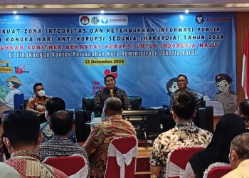 Ketua KI DKI Jakarta Jadi Narasumber Peringatan Hari Antikorupsi Sedunia 2024 di Kantah Jakbar, Ini Pesannya
